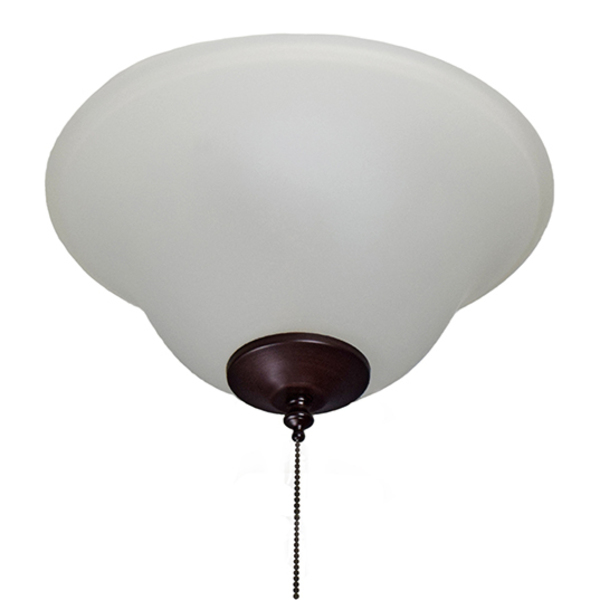 Maxim Basic-Max 3-Light 13" Wide Oil Rubbed Bronze Ceiling Fan Light Kit FKT209FTOI